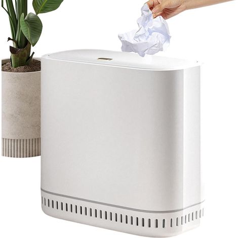 Poubelle de Salle de Bain avec Couvercle, Poubelle À Couvercle Pour La (1/5)