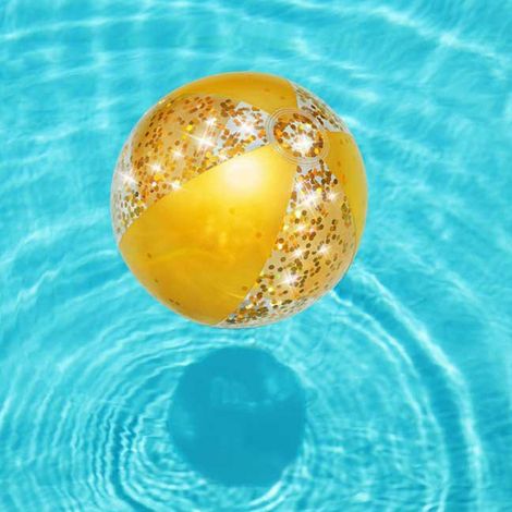 TRADE SHOP - Pallone Fashionglitter Palla Glitter Gonfiabile Mare Piscina Bestway Spiaggia - (1/4)