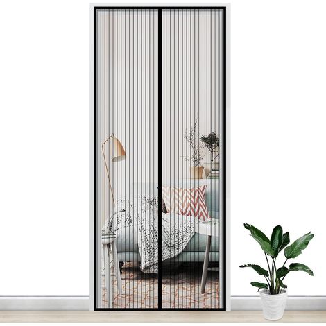 Gimars Magnetisches Moskitonetz für Türen, 90 x 210 cm, Schützt vor Mücken und Fliegen, Automatischer Magnetverschluss mit Klettverschluss, Kein Bohren erforderlich, Verhindert das Eindringen von Inse (1/5)