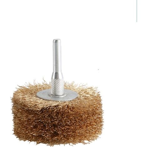 Brosse métallique pour perçage, nettoyage du bois et du métal, brosse en acier, atelier et bricolage (1/5)