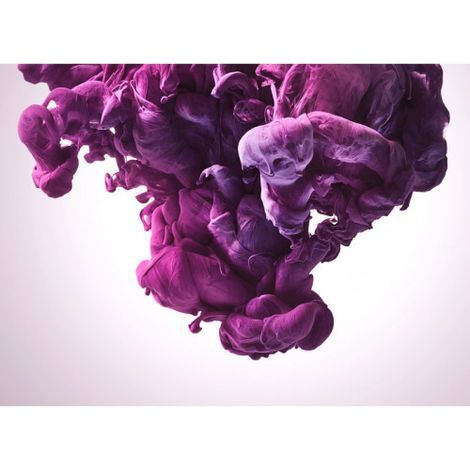 Papier peint panoramique blanc et violet Tapisserie panoramique idéale pour chambre Papier peint panoramique tendance graphique (1/4)