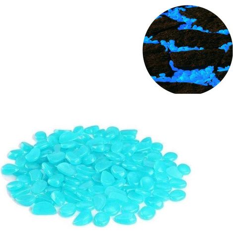 Pierres lumineuses pour le jardin, pierres décoratives, galets, 200 pièces. (1/5)