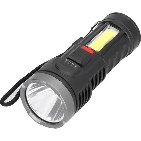 Lampe Torche Puissante Rechargeable USB, Portable pour Camping, Randonnée, Urgence et Travail, Imperméable et Multifonction (1/5)