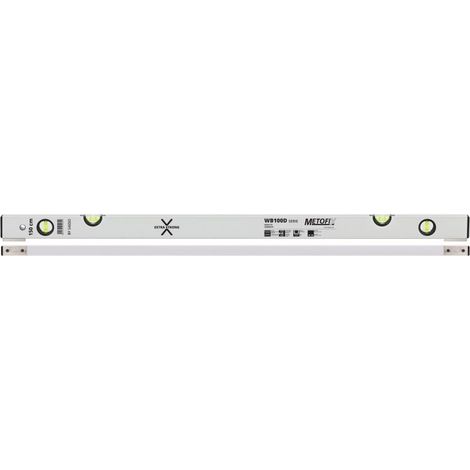 Metofix WB100D Niveau à Bulle avec pied métallique - 150 cm - NETIM - 548150