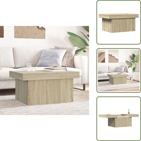 Couchtisch Sonoma-Eiche 100x55x40 cm Holzwerkstoff - Couchtisch - Wohnzimmerstil - Holzwerkstoff Möbel - Esszimmertisch - Sideboard (1/5)