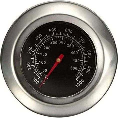 Grillthermometer aus Edelstahl, BBQ-Grillthermometer mit Sonde (1/4)