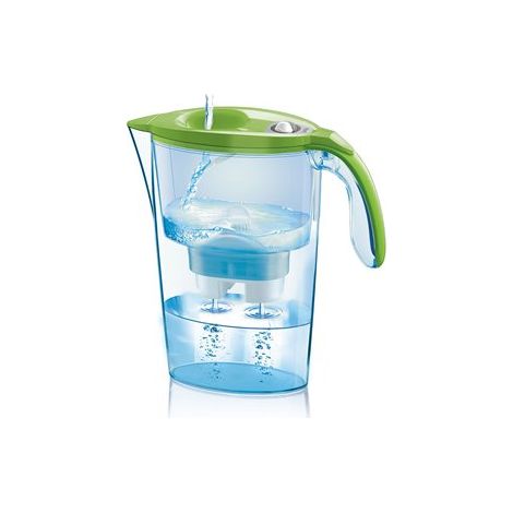 Carafe Stream (capacité 2,3 litres) avec 2 filtres à charbon actif Bi-Flux (1/2)