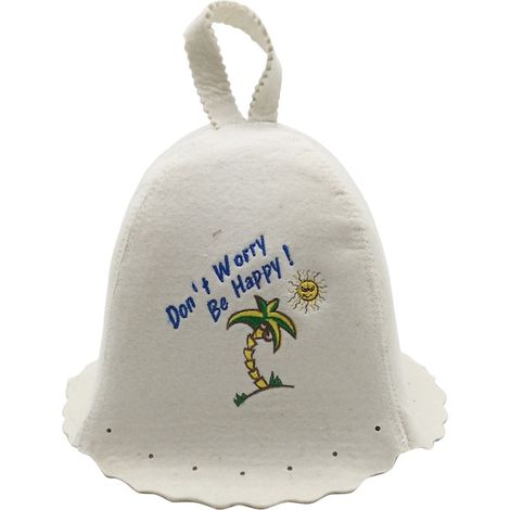 Chapeau de sauna en laine, bonnet thermique de protection de la tête et des oreilles pour bain nordique (1/5)