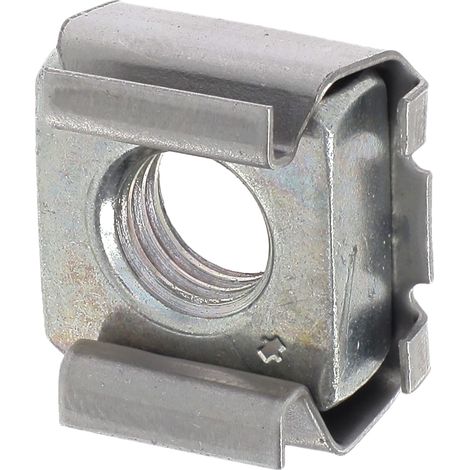 Écrou Cage Métal pour Véhicules, M8-1.25, Lot de 15, Argent (1/5)