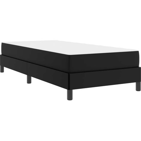 Maison Exclusive - Bettrahmen mit Matratze Schwarz 90 x 200 cm St