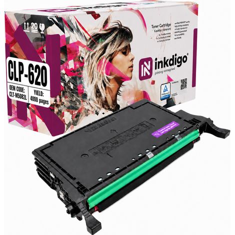 Toner Inkdigo CLT-M5082L compatibile con Samsung CLP-620 CLX-6220FX CLP-670, certificato TÜV. (1/5)