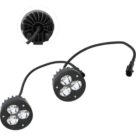 3-LED 60W 6000K Weiß 9-30V Projektor, A-Säulen-Scheinwerfer, wasserdicht IP68, intensives Licht für Autos und Motorräder (1/5)