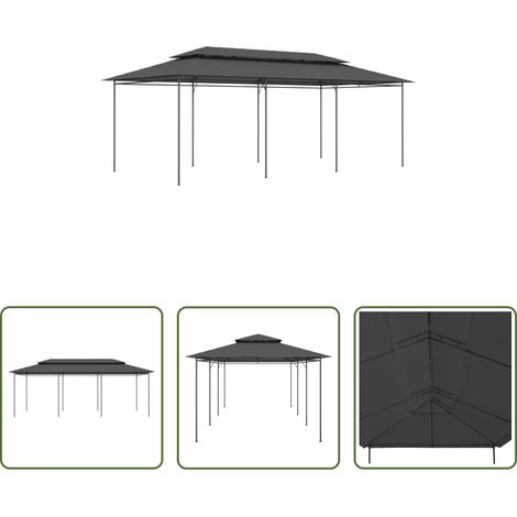 vidaXL Hochzeiten -  Pavillon 600x298x270 cm Anthrazit (1/5)