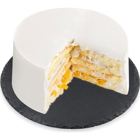 Plateau de service rotatif en ardoise 1 pièce Style rustique moderne Rotation à 360° Apéritifs et desserts D (1/5)