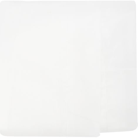 Imperméable à capuche, blanc, avec manches, pour adultes (hommes et femmes). (1/5)