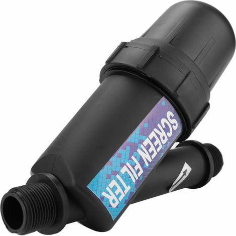 3/4" Irrigation Filter", Large Capacity Inline Mesh Filter for Drip Irrigation, Water Tank, Swimming Pool, Pump, Conditioning Strainer Replacement for Gardening and Agriculture (1/5)