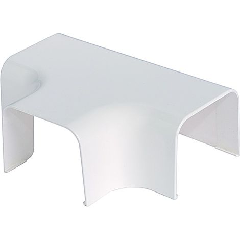 CURVA A T RIDOTTA PER CONDIZIONAMENTO IN PVC 90x65 MM   VECAM-CO S.P.A