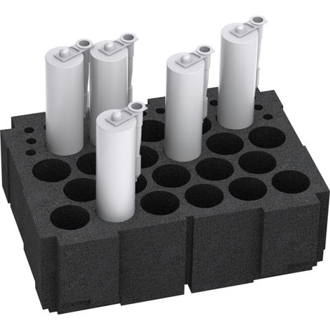 Insert pour cartouches STIER pour Systainer IV + V