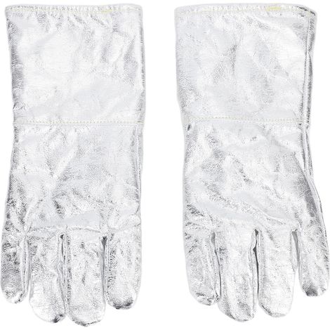 Hitzebeständige Schweißerhandschuhe, aluminiumbeschichtete Schweißerhandschuhe, feuerbeständige, flammhemmende Handschuhe (1/5)