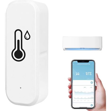WiFi Thermomètre Hygromètre Numérique Smart l'application Smart Life/Tuya (1/5)