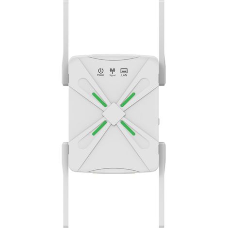 Repetidor WiFi potente JSSEVN, extensor WiFi, amplificador WiFi de doble banda de 1200 Mbps, repetidor de 5 GHz y 2,4 GHz, repetidor WiFi con 4 antenas. (1/5)