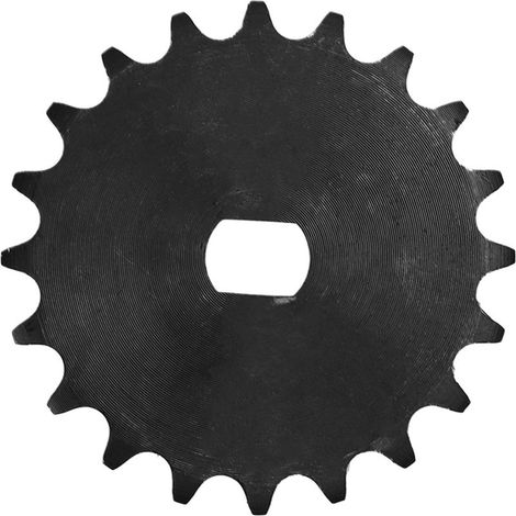 Pignon 20 dents en acier carbone haute fiabilité pour chaîne 420, pignon moteur pour motoréducteur MY1020 (1/5)