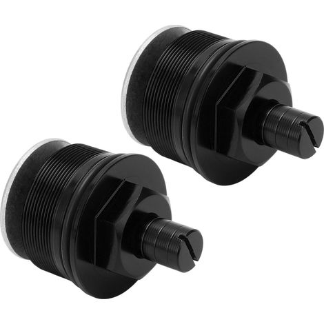 Caps de fourche précharge métal réglables amortisseur avant boulons cache tube noir CB400 (1/5)