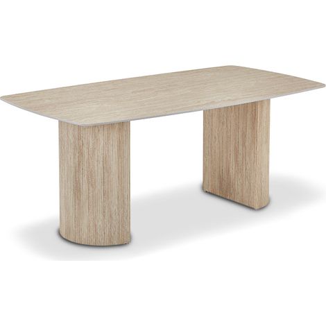 Mesa de Comedor Petra Efecto Marmol 178cm. Comedor o Cocina, Cambria (1/3)