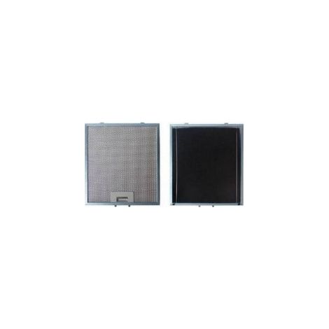 Filtre metal anti graisse (a l'unite) + charbon 303x278mm pour Hotte SAUTER 74X1648