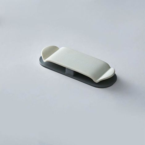 Prise de Courant Câble Enrouleur Auto-adhésif ABS 8 x 3 x 1 cm Cuisine Mur Lisse 1 Pièce (1/4)