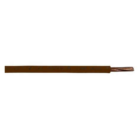 RS PRO Conduit, section: 6 mm², 750 V Marron H07V-R 6491X ( Prix pour Bobine de 100 Mètres )