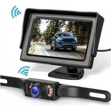 Système de caméra de recul sans fil pour voiture / camion / fourgonnette / pick-up / camping-car avec moniteur 4,3 pouces (1/5)