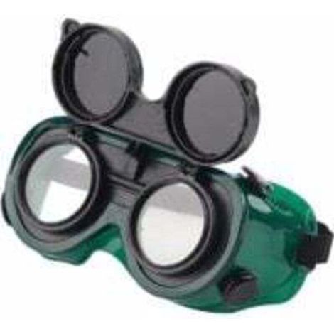 Lunettes de Soudure Avant Rabattables, Lunettes de Protection pour Soudeuses avec Objectif 50mm Lunettes de Protection Utilisées pour Soudage Soudage Brûlage Au Chalumeau Découpage (1/4)