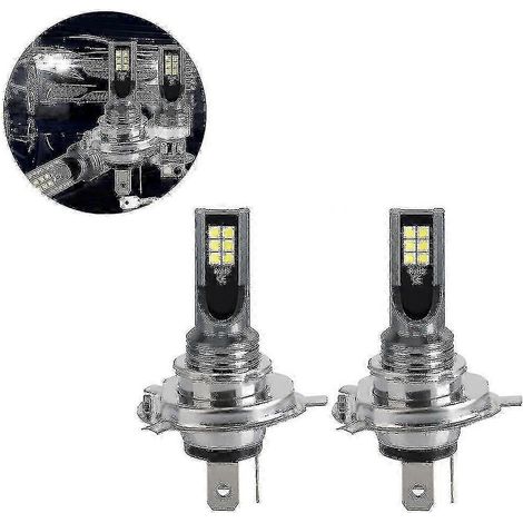 Ampoules de phares LED H4/9003, ampoules LED H4 pour phares de voiture, ampoules LED H4 lumineuses pour phares de voiture. (1/4)
