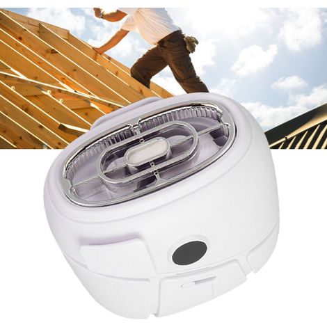 Ventilador recargable con clip y compartimento para aromaterapia, batería de 4000 mAh, carcasa de ABS, 102 x 82 x 89 mm, 100 velocidades, pantalla LED digital, color blanco. (1/5)