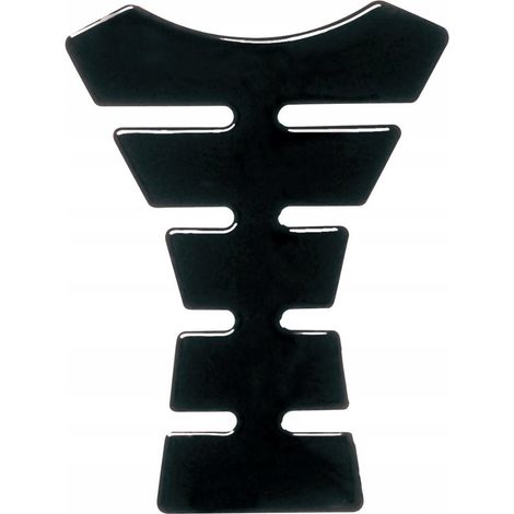 Adesivo nero TankPad con 5 fori per serbatoio, 25 cm x 17 cm