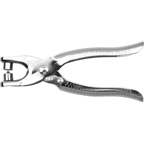 Pince à œillets multifonctionnelle pour perforer et sertir les œillets, en acier inoxydable et en cuivre, comprenant 1 pince et 100 œillets. (1/3)
