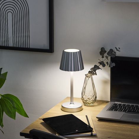 Lampe - Home Deco Factory - Argent - Tactile