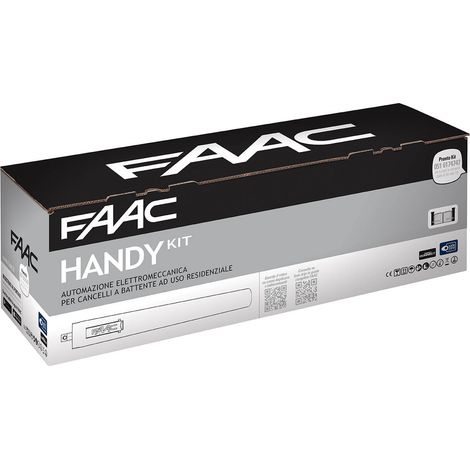 FAAC HANDY KIT 24v Automazione cancello battente 2,3M per anta motore S418 - 105998 (1/10)
