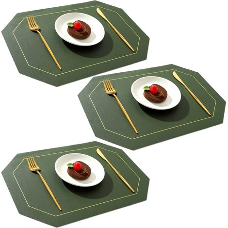 Set De Sous-Plats - Lavables Intérieur Extérieur - Protection Table Repas - 4 Pièces (1/5)