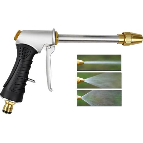 Pistolet Haute Pression Lance de Nettoyage à Buse Réglable 3 Mode (1/5)