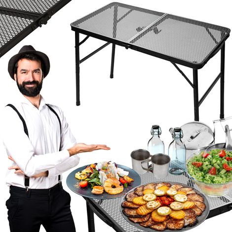 FALTBARER Touristen-Campingtisch, Koffer, Garten-Picknicktisch
