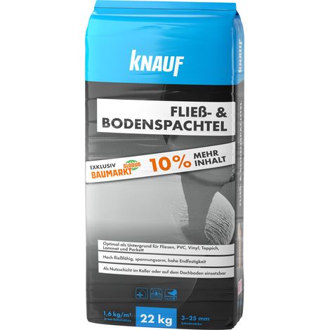 Knauf Fließ- und Bodenspachtel 22 kg Mörtel, Putz, Zement & Gips