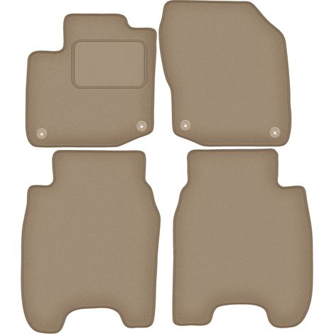 Tappetini in velluto per: Honda Civic IX station wagon (39cm) (2011-2016) beige (1/5)