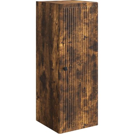 Wall-Mounted Cabinet Smoked Oak 33 x 34.5 x 90 cm vidaXL (1/5)