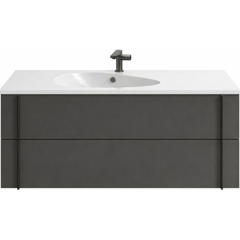 Mueble bajo lavabo 100 cm JACOB DELAFON Nouvelle Vague gris brillo