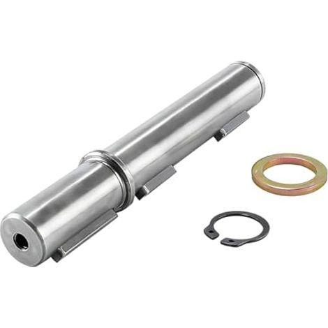 Arbre de sortie d'un moteur pas à pas à engrenage à vis sans fin, compatible avec le moteur pas à pas NMRV040 Nema34, diamètre 18 mm, longueur 128 mm. (1/5)