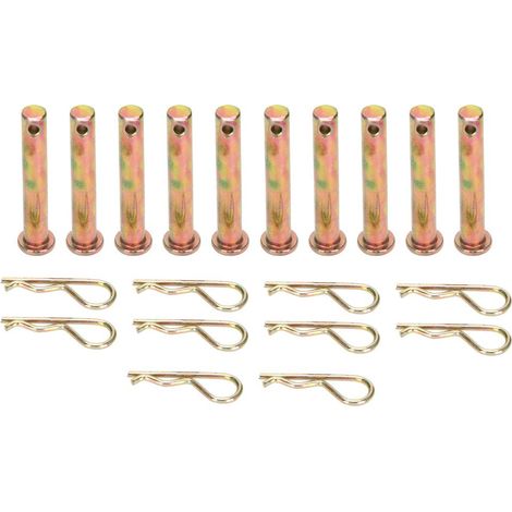 Konvolut von 10 R-förmigen Bolzen – 8x50 mm – luftgekühlter Dieselmotor – für 178F / 186F – Landmaschine