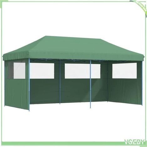 Tente de fête pliable - FAFEICY - 4004944 - 3 parois latérales - 580x292x315 cm - Vert (1/5)