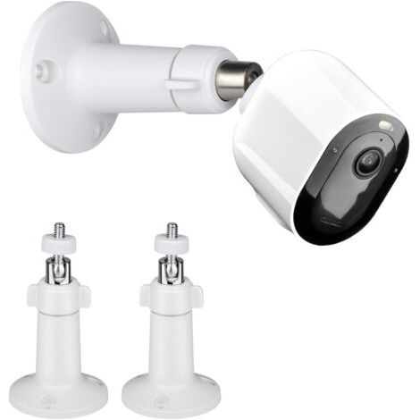 QORVA-Supports muraux pour caméra de sécurité Arlo Pro, Arlo Pro 2/3/4, Arlo Ultra/Ultra 2, Arlo Go/Go 2, Arlo Essential Spot, Ring Stick Up,Eufycam 2/2C Support de Fixation réglable de sécurité